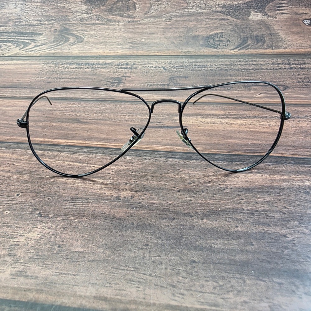 Ray-Ban Aviator Metal RB6489‎ 2503 Black Eyeglasses Frames 58-14 135 Italy